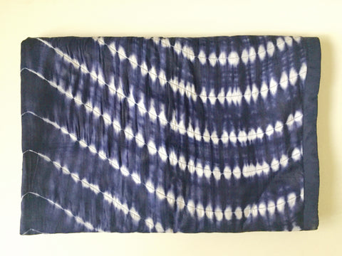 Hand Dyed Resist Wholecloth Quilt
