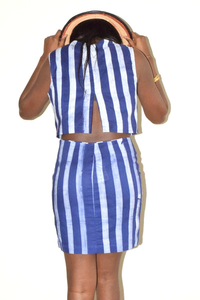 FINAL SALE Dart Tank - Marine Stripe