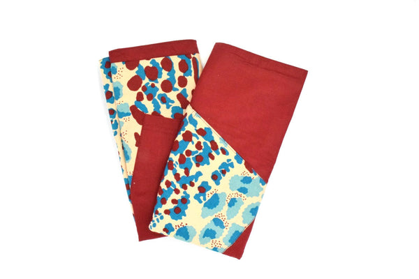 Bogolan Print Reversible Half Apron