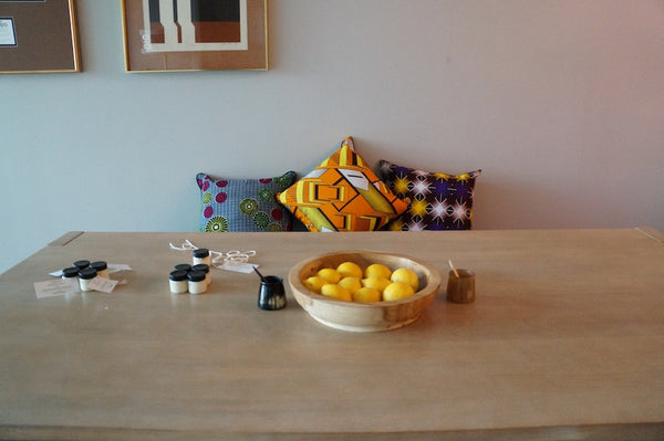 African Wax Print Pillow